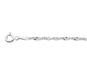 TFT Zilveren Ketting Singapore 2,75 mm x 45 cm