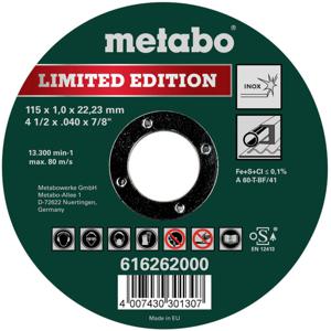 Metabo 616262000 Doorslijpschijf recht 100 stuk(s)