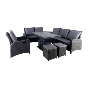 Loungeset Allentown Midnight Grey - Oosterik Home