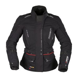 MODEKA Viper LT Lady Jacket, Textiel motorjas dames, Zwart