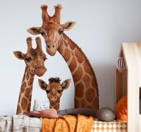 Giraffenfamilie muursticker