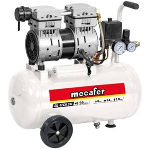 MECAFER Stille Compressor 24L 1PK