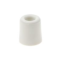 Deurbuffer / deurstopper wit rubber 35 x 30 mm   -