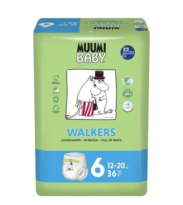 Ecologische luierbroekjes maat 6 junior 12-20kg