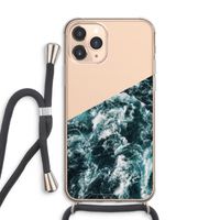 Zee golf: iPhone 11 Pro Max Transparant Hoesje met koord