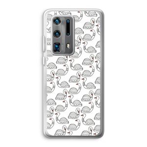 Zwanen: Huawei P40 Pro Plus Transparant Hoesje
