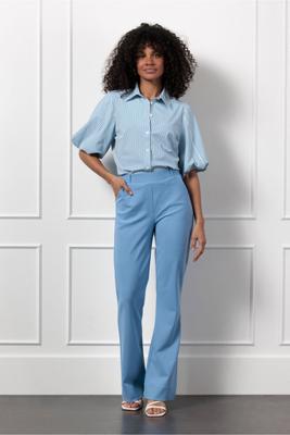 Flair bnd trousers - mid blue - 12926