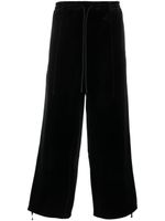 Y-3 pantalon en velours à coupe ample - Noir