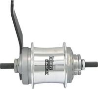 STURMEY ARCHER versnellingsnaaf "duomatic kick-shift" two-speed hub silver st.a with back pedal 32 hole