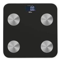 Digitale Personenweegschaal JATA HBAS1155 Zwart Glas Gehard glas 180 kg