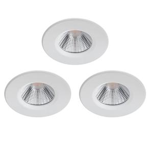 Philips Led inbouwspots Dive (3x) 3x6w - 2700K - 8,5cm wit 75604800