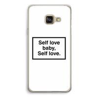 Self love: Samsung Galaxy A3 (2016) Transparant Hoesje