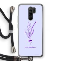 Be a wildflower: Xiaomi Redmi 9 Transparant Hoesje met koord