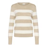 Kaffe - Grijs | unisex | Trui | Grijs | S | regular | Kamst mode