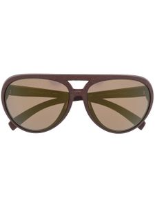 Mykita lunettes de soleil à monture oversize - Marron