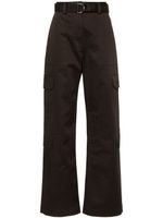 MSGM pantalon droit à poches cargo - Marron