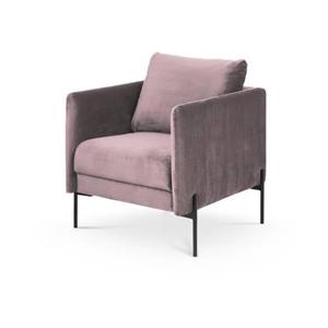 Lisomme Lynn velvet fauteuil roze