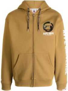 AAPE BY *A BATHING APE® veste à logo imprimé - Vert