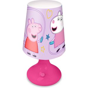 Peppa Pig tafellamp/bureaulamp/nachtlamp voor kinderen - kunststof - 18 x 9 cm   -