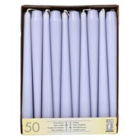Dinerkaarsen Mega pack - 50x - lila paars - Gotisch - 25 cm