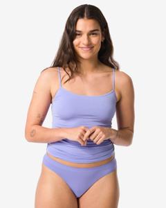 HEMA Damesstring Naadloos Micro Blauw (blauw)