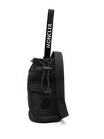 Moncler mini sac seau à patch logo - Noir - thumbnail