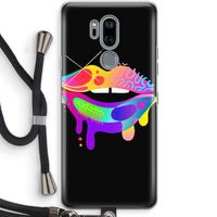Lip Palette: LG G7 Thinq Transparant Hoesje met koord