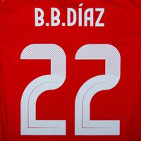 B.B Díaz 22 (Officiële Chili Bedrukking 2024-2025)