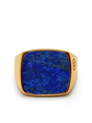 Nialaya Jewelry chevalière sertie de lapis-lazuli - Or