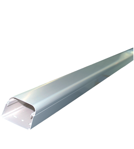 Airco leidinggoot 65x50mm 24 meter wit RAL 9010 Canalit 940150