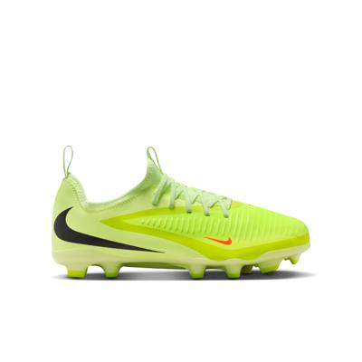 Nike Phantom 6 Low Academy Gras / Kunstgras Voetbalschoenen (MG) Kids Geel Oranje Zwart