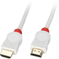 LINDY 41412 HDMI-kabel HDMI Aansluitkabel HDMI-A-stekker, HDMI-A-stekker 2.00 m Rood 4K UHD