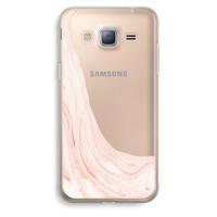 Peach bath: Samsung Galaxy J3 (2016) Transparant Hoesje - thumbnail