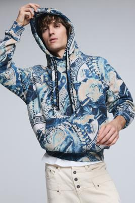 Mozaïek sweatshirt - BLUE - L