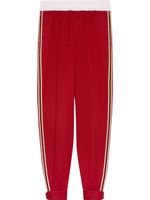 Gucci side-stripe track pants - Rouge