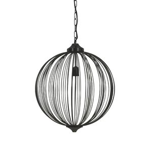 Light & Living - Hanglamp Mala - 50x50x60 - Zwart