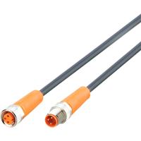 ifm Electronic EVC265 Verbindingskabel Aantal polen (sensoren): 3, 3 Stekker, recht, Bus, recht 0.3 m 1 stuk(s)