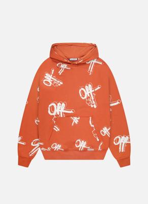 Off The Pitch Off Mark Hoodie Heren Oranje - Maat XL - Kleur: Oranje | Soccerfanshop