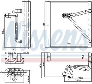 Verdamper, airconditioning 92353