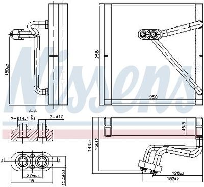 Verdamper, airconditioning 92353