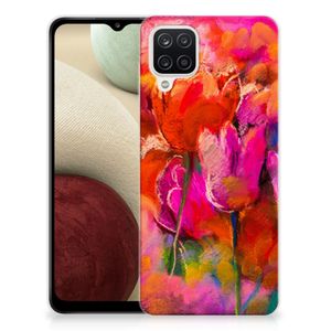 Hoesje maken Samsung Galaxy A12 Tulips