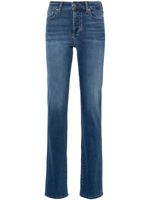 LIU JO high-rise straight-leg jeans - Bleu