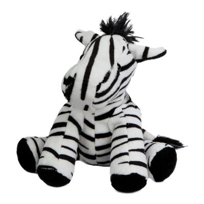 MBW Pluche Zebra - 19 cm - wasbaar - polyester