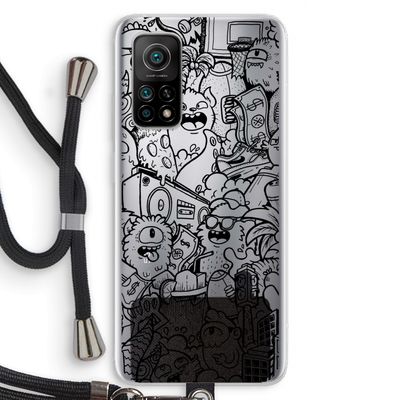 Vexx Black City : Xiaomi Mi 10T 5G Transparant Hoesje met koord