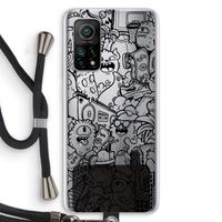 Vexx Black City : Xiaomi Mi 10T 5G Transparant Hoesje met koord