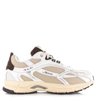 Mercer - The Re-Run Vintage white brown Leer Unisex