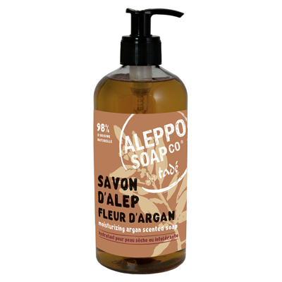 Aleppo Soap Co. Gel Fleur D'Argan Liquid Aleppo Soap with Argan Oil 500ml Aleppo Soap Co. Gel Fleur D'Argan Liquid Aleppo Soap with Argan Oil 500ml