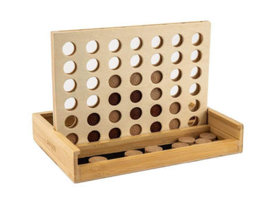 Pandoo Vier wint! - legspel - bamboe