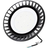 LED UFO High Bay 150W - Aigi Retri - Magazijnverlichting - Waterdicht IP65 - Natuurlijk Wit 4000K - Aluminium