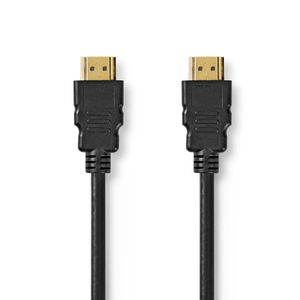 Nedis CVGB35000BK30 Hdmi™ Kabel Hdmi™ Connector Hdmi™ Connector 8k@60hz Earc Verguld 3.00 M Pvc Zwart Doos